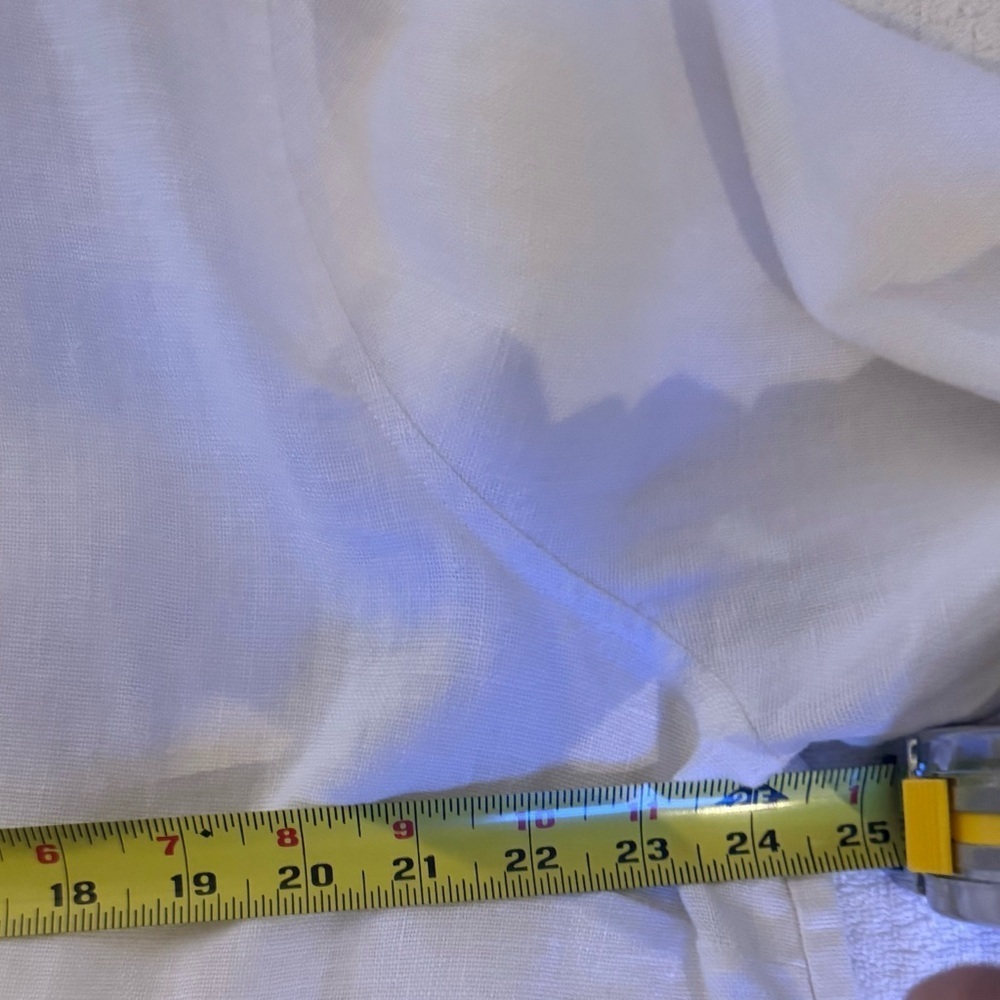 $128 Coldwater Creek Women's Boyfriend 2 Button Blazer Jacket White Size XL NWOT - Picture 6 of 10